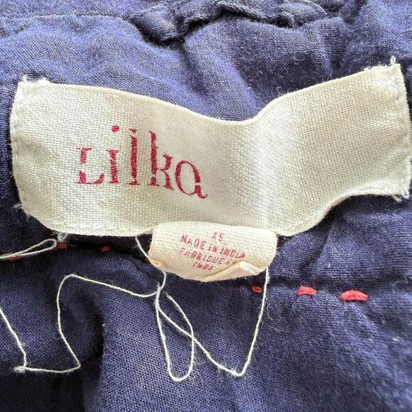 Anthropologie | Lilka Multicolor Patchwork Quilted Cotton Robe XS - Picture 11 of 11